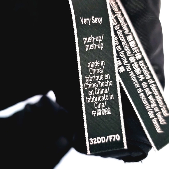 Victoria's Secret Very Sexy Corset Ties On Back Closure On Front Push Up Bra - Picture 6 of 9